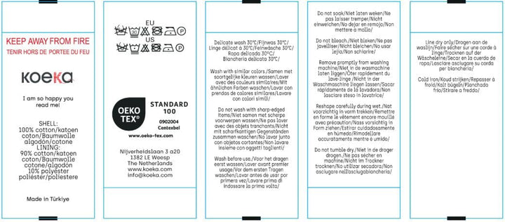 Koeka Baby Einschlagdecke - Für Babyschale - Für Wippe - Für Kinderwagen - Ideal Für Unterwegs - Som