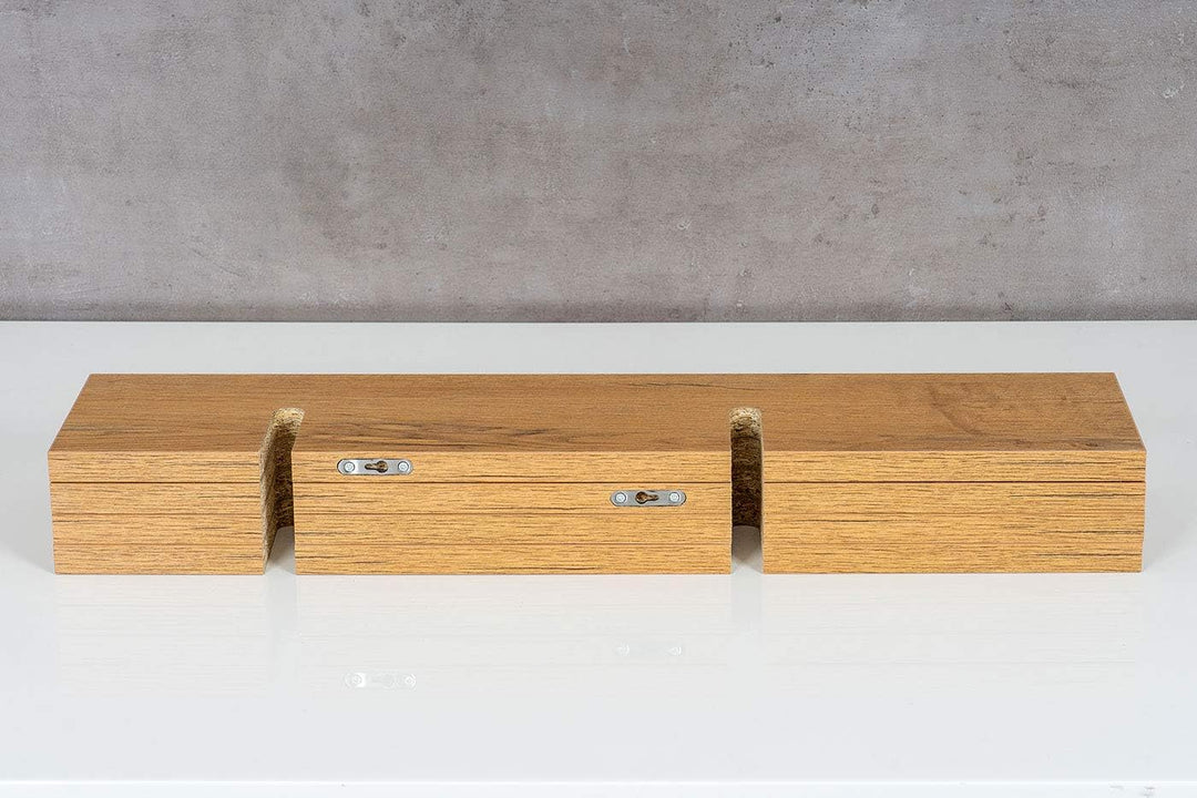 levandeo Hashtag Regal 75x75cm Wandregal Holz Wildeiche Eiche Bücherregal Hängeregal Ablage Steckreg