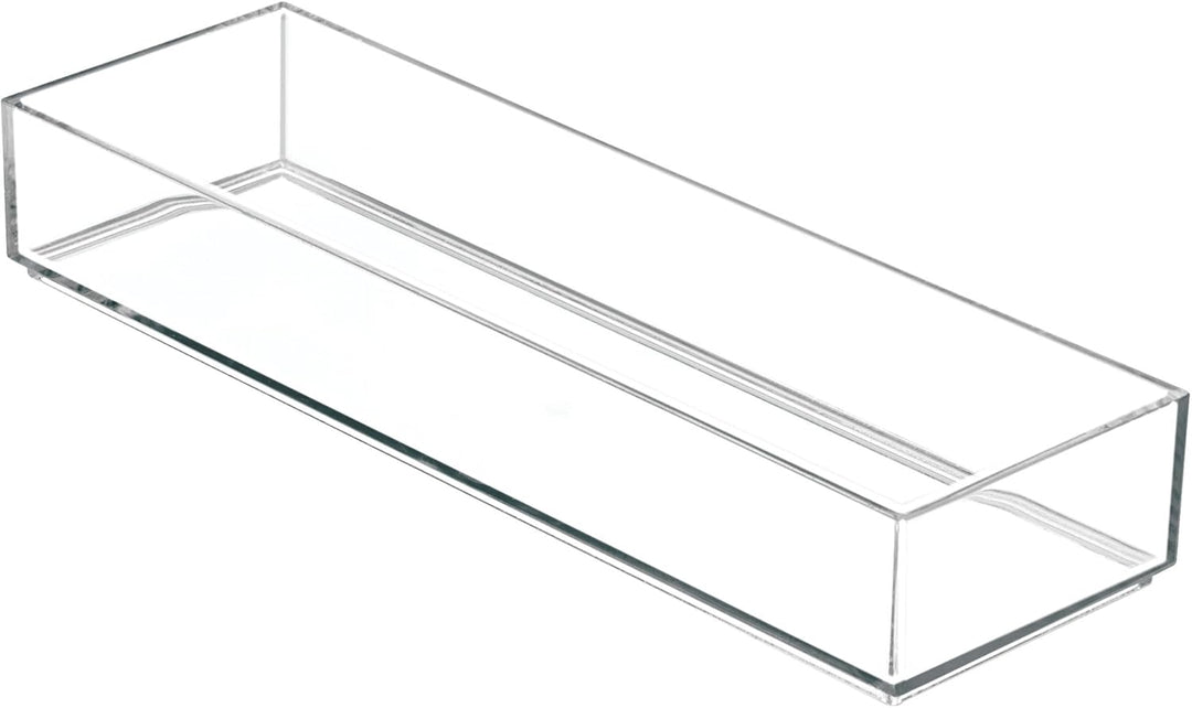 iDesign Schubladenorganizer, mittelgrosser Schubladeneinsatz aus Kunststoff für Besteck und andere U
