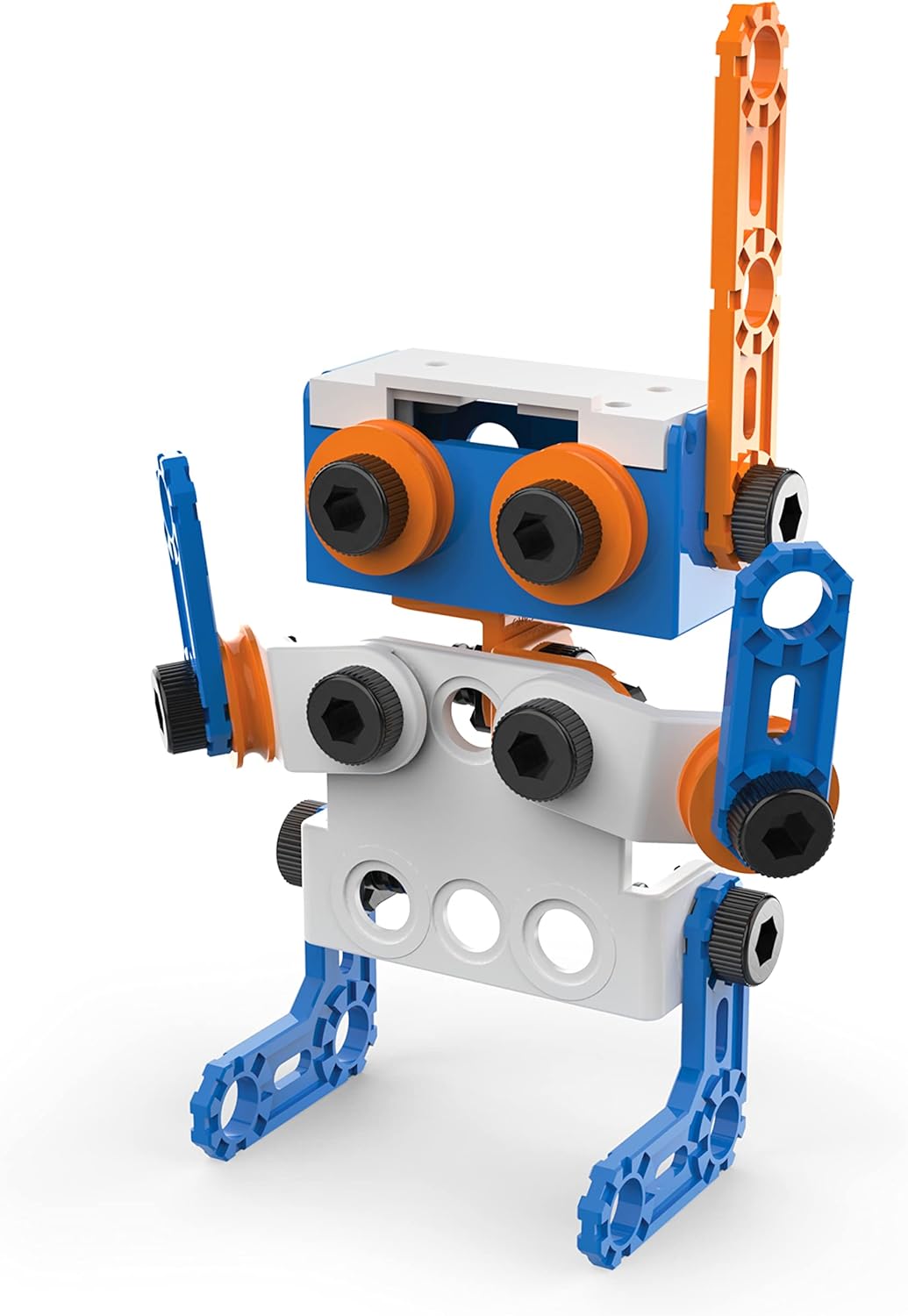 MECCANO Junior, 150-Piece Bucket STEAM Model Building Kit for Open-Ended Play, Festive Christmas STE