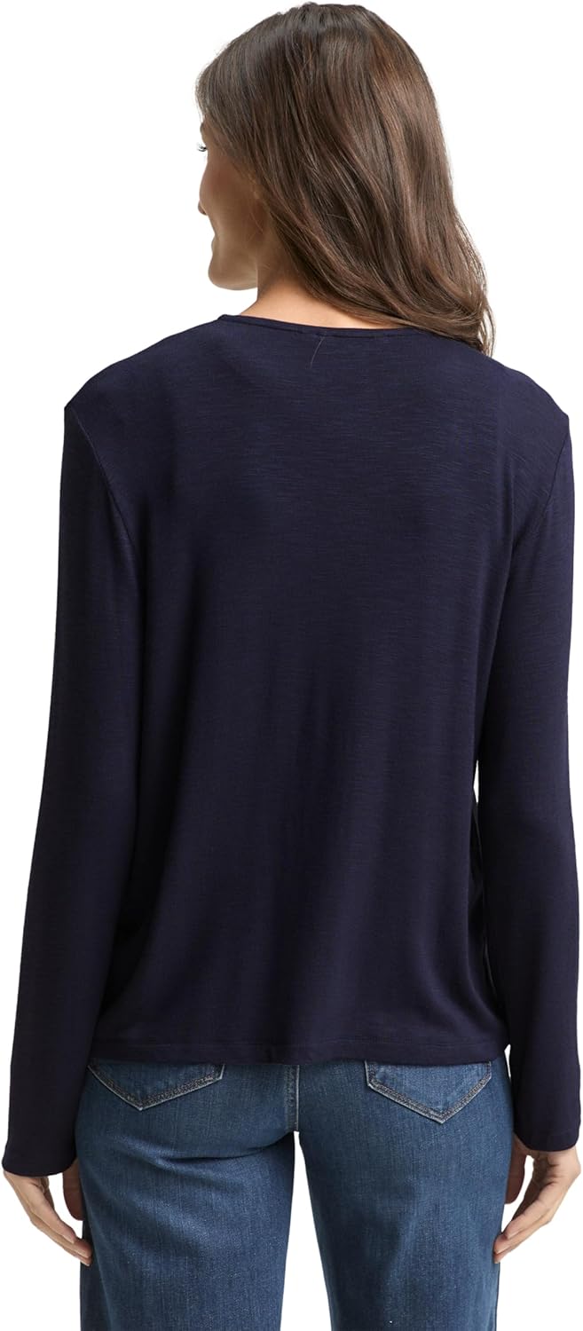 TOM TAILOR Damen Basic Sommer Cardigan, 10668 - Sky Captain Blue