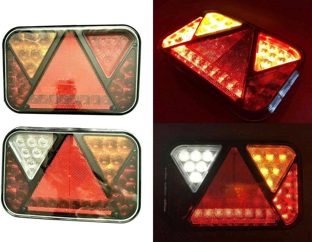 LED Anhängerbeleuchtung LED Rückleuchten Control Box 13 polig Kabel 5 m Leuchten Set