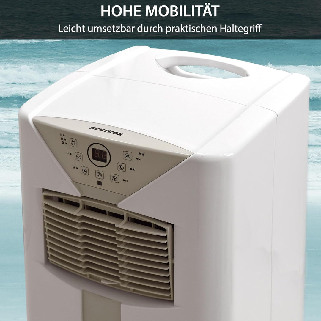 Syntrox 9000 BTU Mobiles Klimagerät Fresco | Mobile Klimaanlage | Luftentfeuchter, mit Fernbedienung