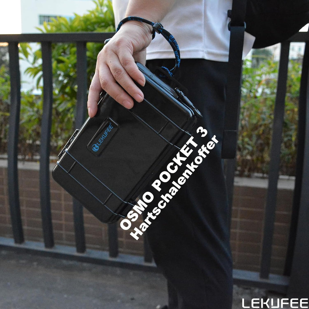LEKUFEE Reise-Wasserdichter Hartschalenkoffer für DJI Osmo Pocket 3,Creator Combo,Power Expansion Co