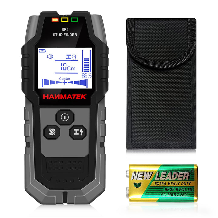 Leitungssucher Ortungsgerät HANMATEK SF2 Wand Scanner Detektor Multifunktional Stud Finder Holz/Eise