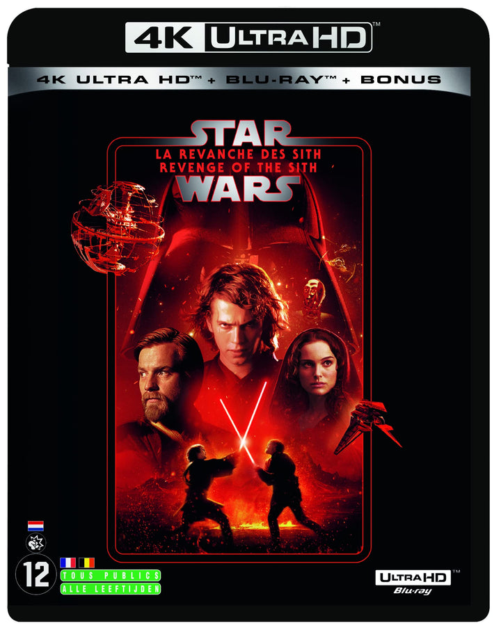 Star wars, épisode III : la revanche des sith 4k Ultra-HD [Blu-ray] [FR Import], 4K