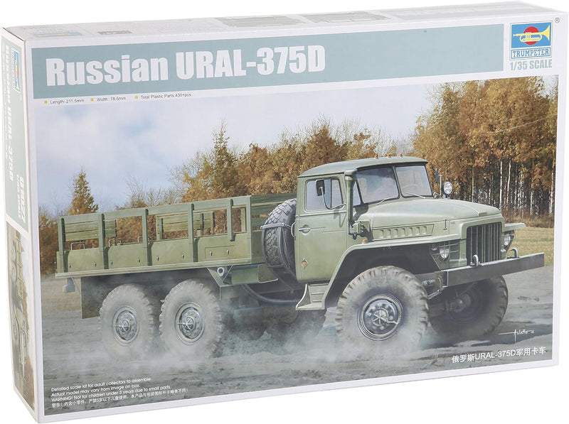 Trumpeter 01027 - Modellbausatz Russian URAL-375D