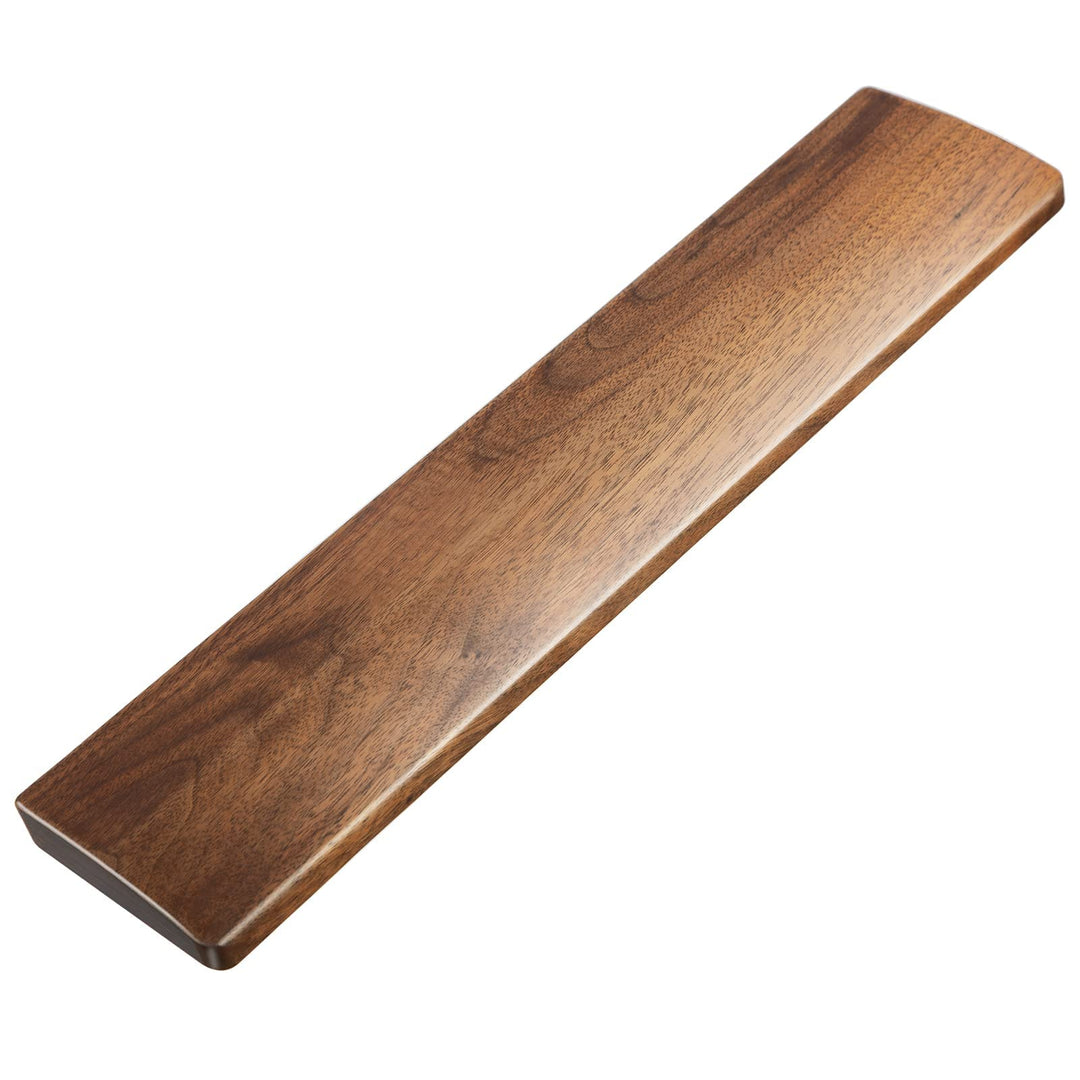 Faluber Handballenauflage aus Holz, 300 mm Länge und 20 mm Dicke für Kompakte Tastatur, Walnussholz,
