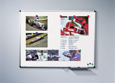 Legamaster 7-102048 Whiteboard Premium, lackierter Stahl mit Spezialbeschichtung, 100 x 75 cm, 100 x