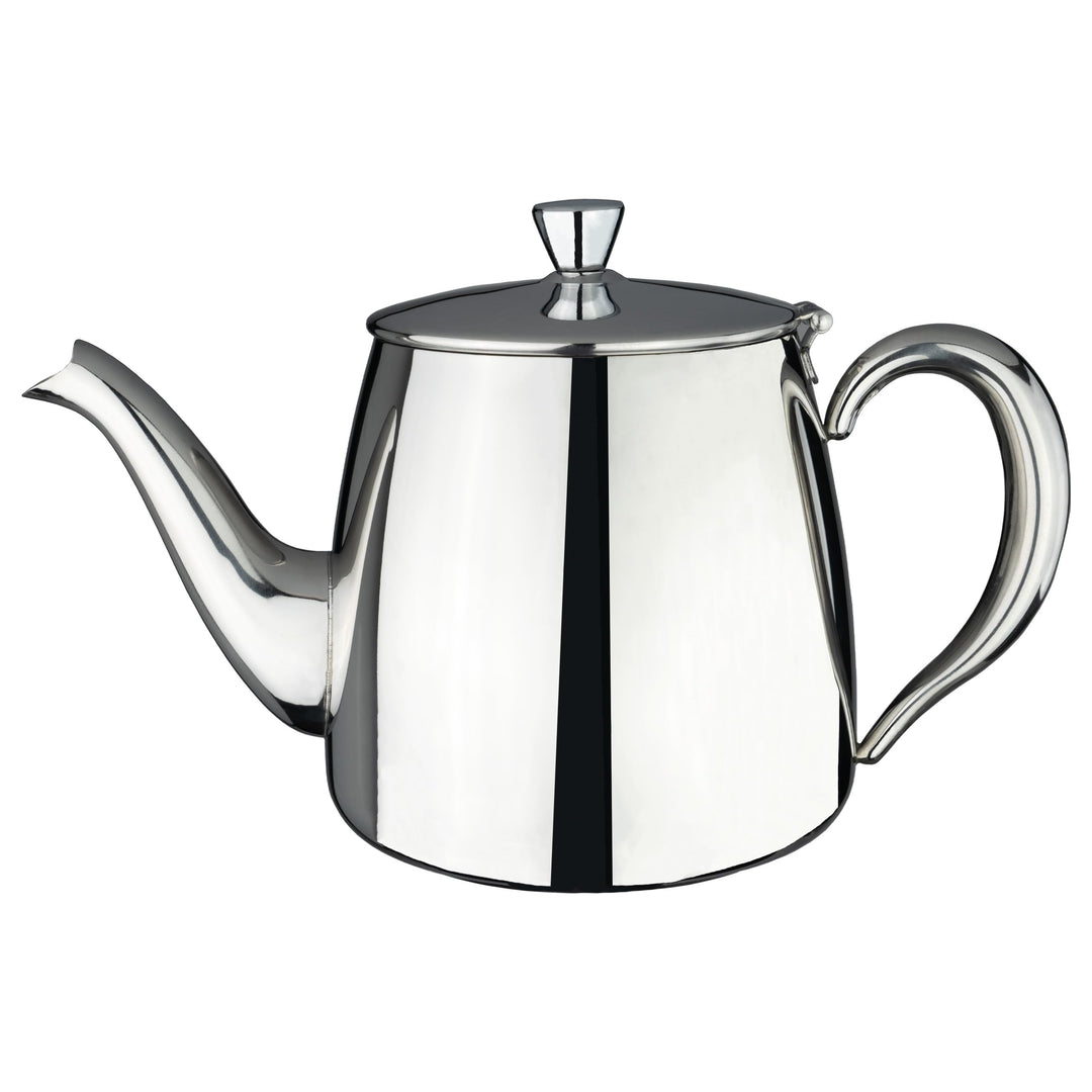 Café Olé PT-048 Cafe Ole Erstklassige Premium Teekanne, 18/10 Edelstahl, 48 Ounces, Tropffreies Ausg