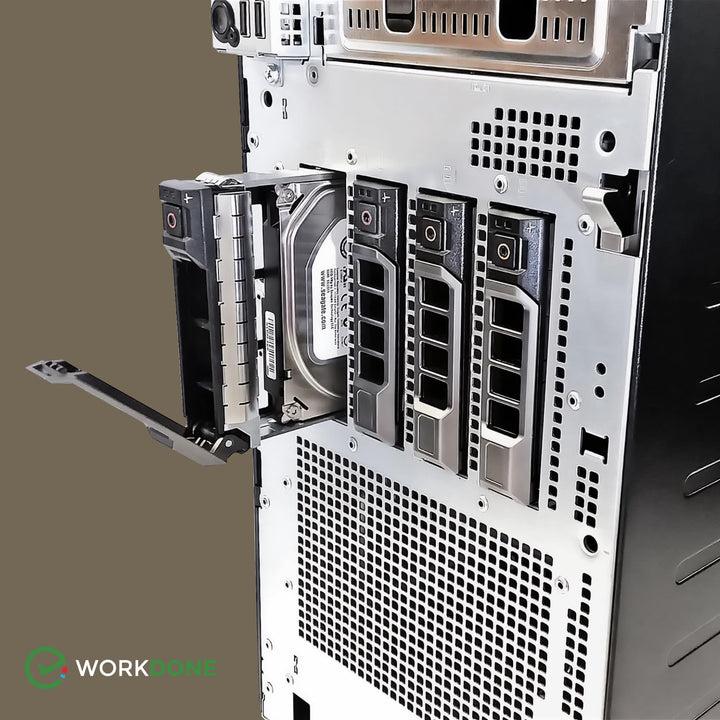 WORKDONE 4er-Pack - 3,5-Zoll Festplatten-Caddy - kompatibel für Dell PowerEdge Server - Handbuch - A