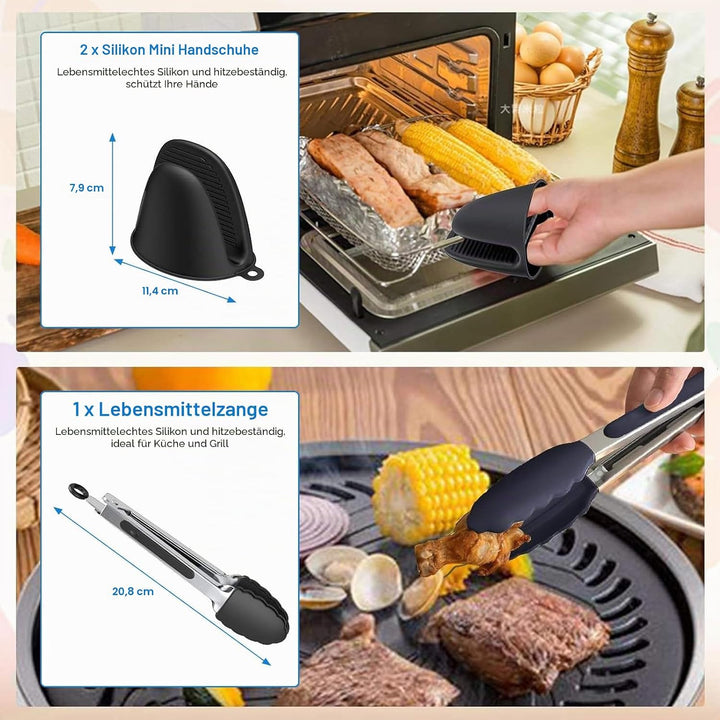 Heissluftfritteuse Zubehör, Airfryer Zubehör für Ninja Foodi Max Dual Zone Heissluftfritteuse AF300E