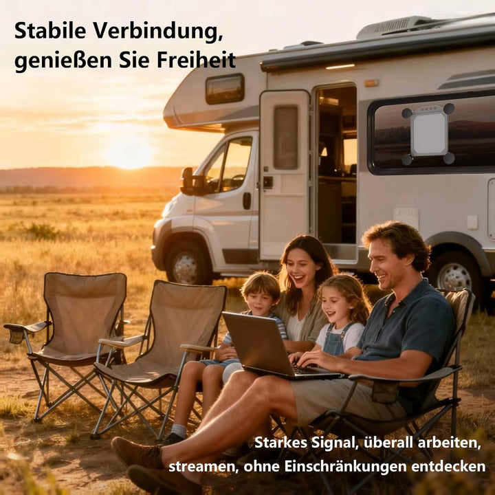 Magicbox Starlink Mini Autohalterung mit 4 Saugnäpfe Saugkraft 30kg, für Auto, Wohnmobil, Boot und L