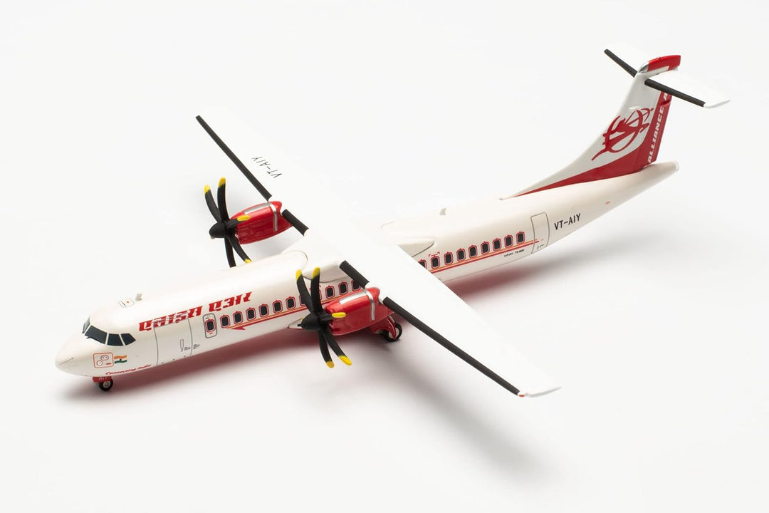 herpa 571630 Alliance Air Modellflugzeug ATR-72-600 VT-AIY Massstab 1:200-Modellbau Flugzeug, Flugze