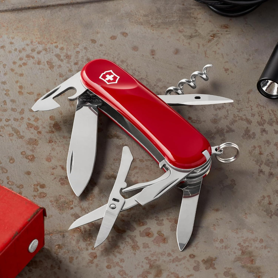 Victorinox, Schweizer Taschenmesser, Evolution 14, Multitool, 14 Funktionen, Klinge, gross, Dosenöff