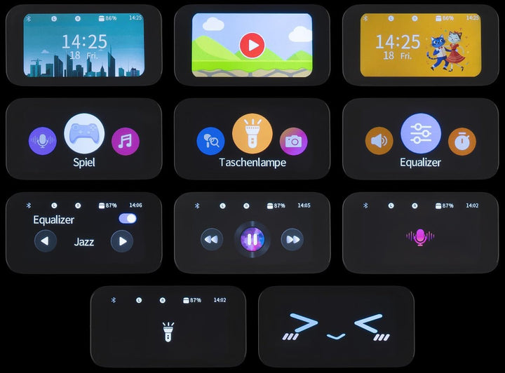 auvisio Headset: 2er-Set Clip-on-Ohrhörer & KI-Echtzeitübersetzer für 115 Sprachen, App (Echtzeit-Üb