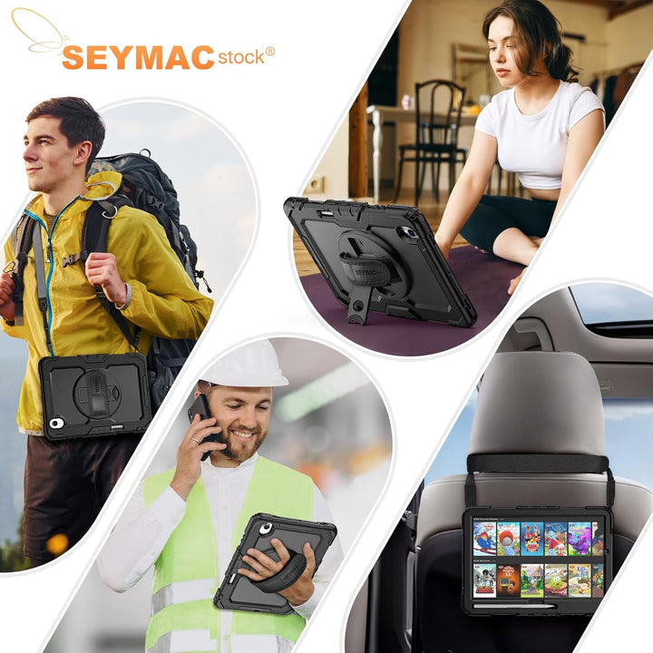 SEYMAC stock Hülle für Samsung Galaxy Tab S11 11 Zoll 2025, Stossfeste Hülle mit Displayschutz, 360°