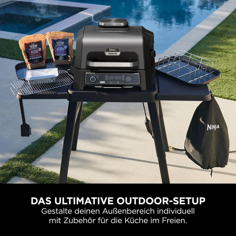 Ninja Woodfire XL flache Grillplatte, kompatibel mit Ninja Woodfire XL BBQ Grill OG850/OG901, offizi