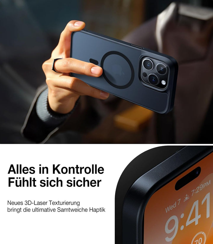 TORRAS für iPhone 14 Pro Hülle für MagSafe (Zertifizierte Schutzfähigkeit und Magnetkraft) Handyhüll