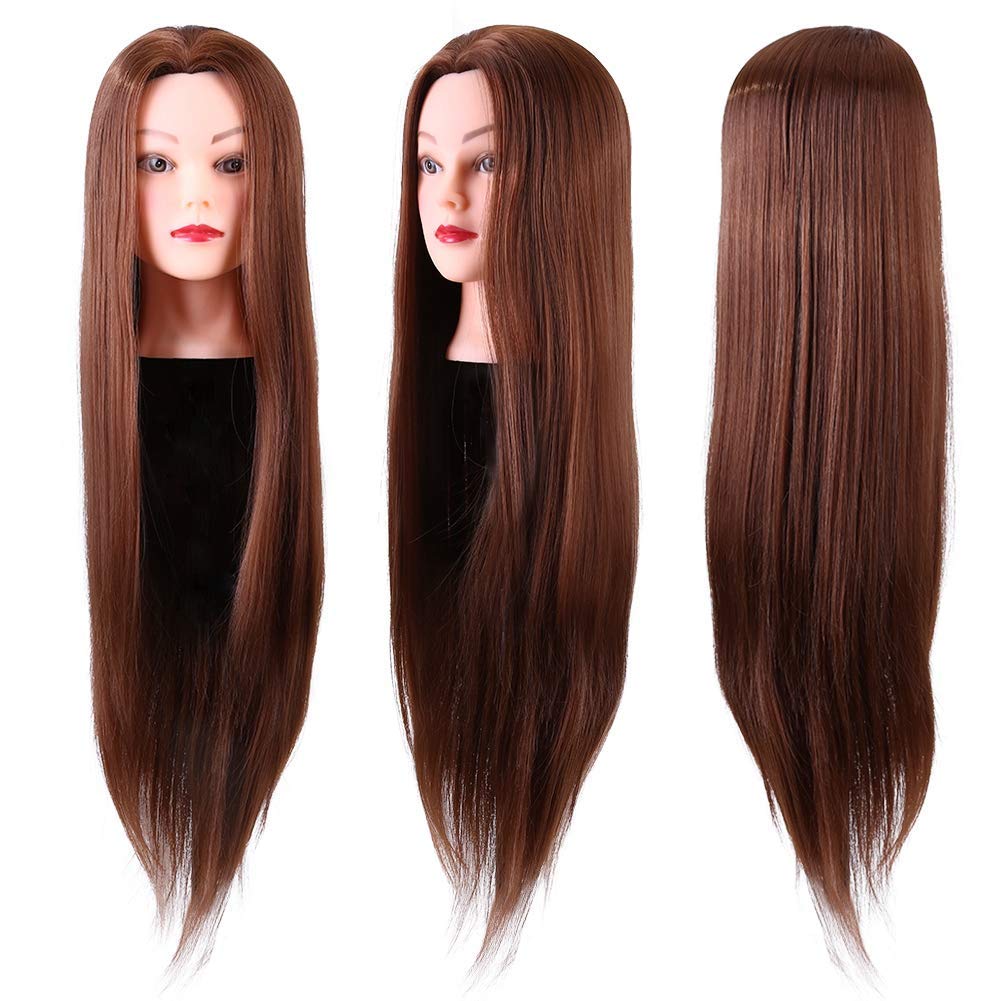 Haar Training Kopf Schaufensterpuppe Kopf Synthetische Faser Schaufensterpuppe Kopf Friseur Training