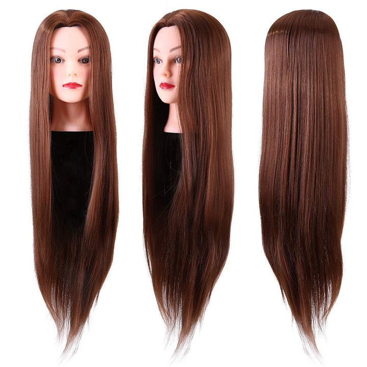 Haar Training Kopf Schaufensterpuppe Kopf Synthetische Faser Schaufensterpuppe Kopf Friseur Training