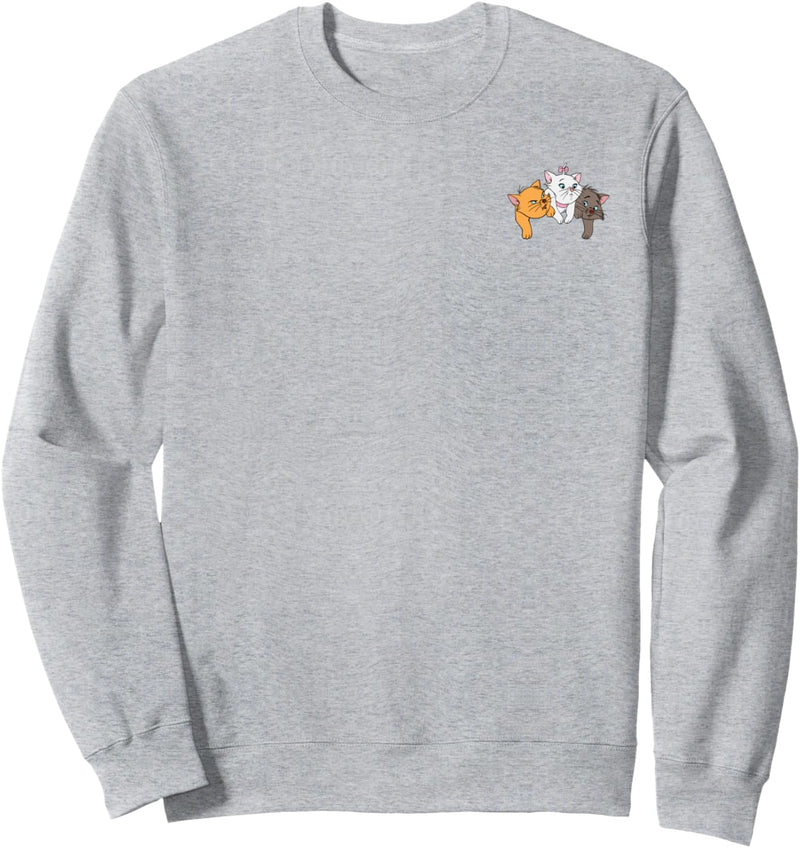 Disney The Aristocats Kittens Hanging Over Pocket Sweatshirt