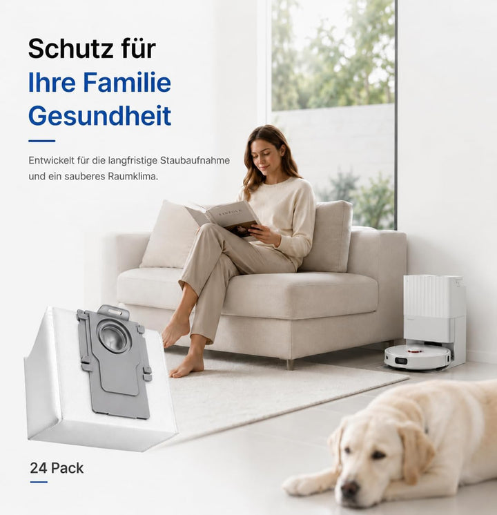 14 Stück Staubbeutel Ersatz für Roborock Q Revo/Qrevo Pro/Qrevo MaxV/Qrevo S/Qrevo master / S8 MaxV