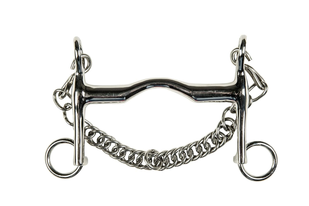 HKM Reitkandare-9884 silber 15,5 cm