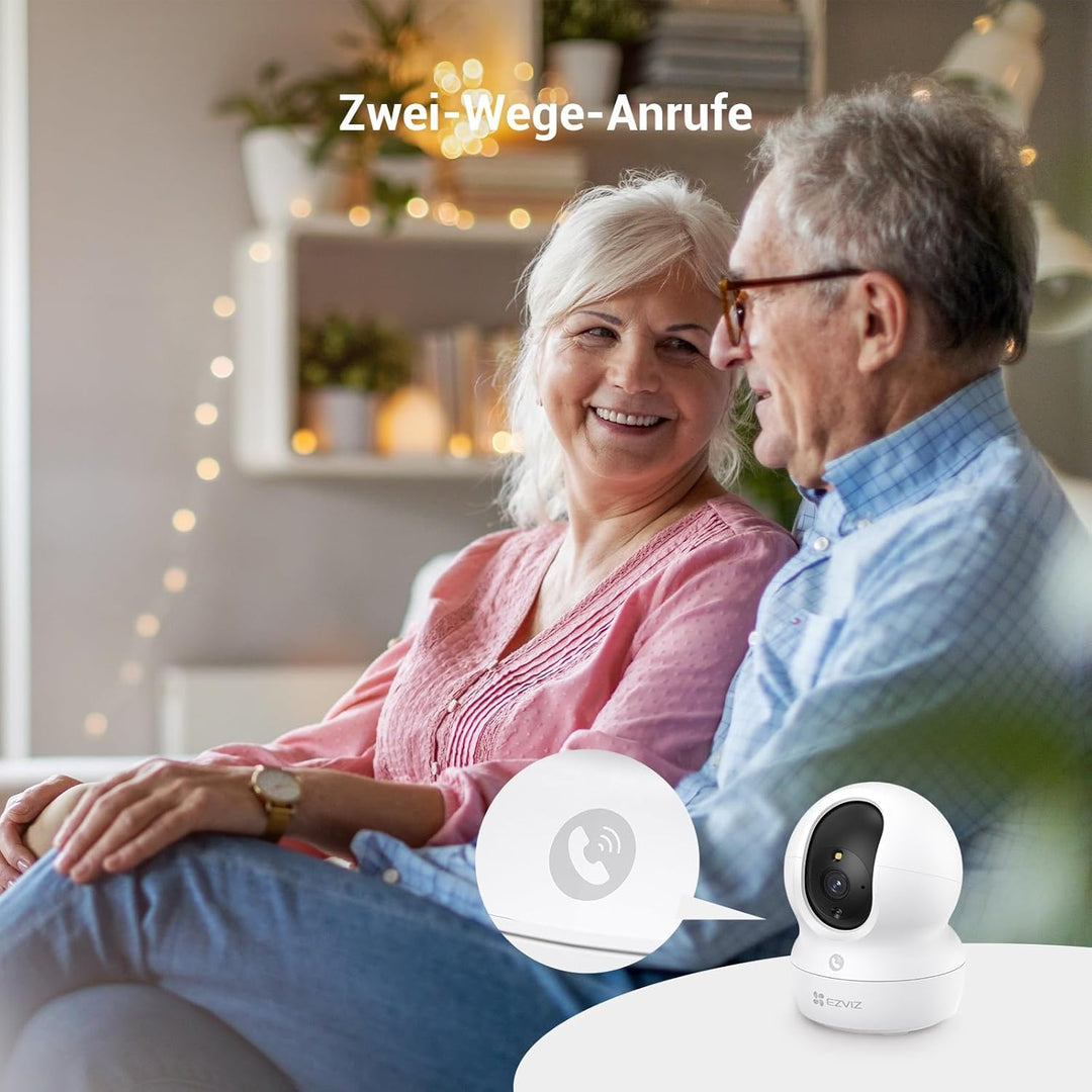 EZVIZ 3MP Indoor WiFi Überwachungskamera mit Auto Tracking, 360° WiFi Home IP Kamera für Baby mit Fa