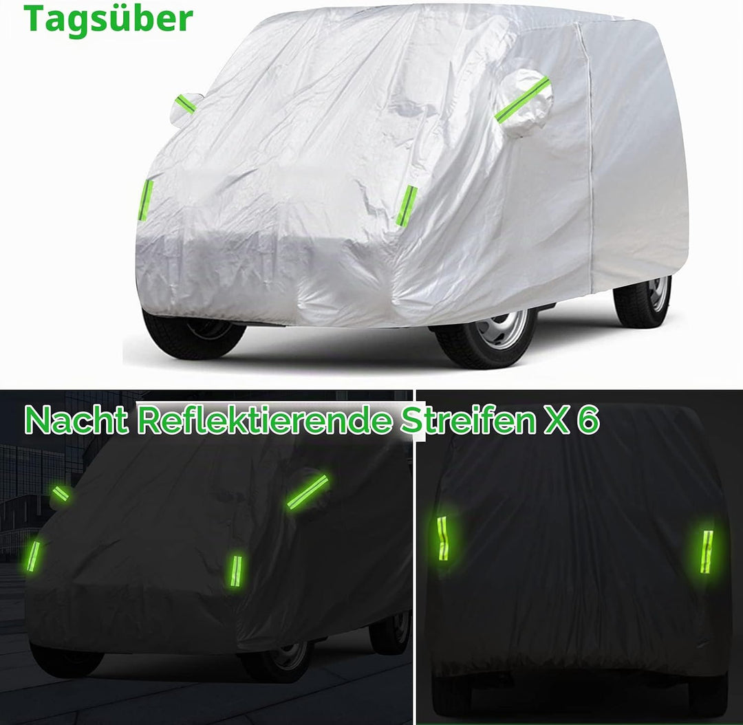 CICMOD Autoabdeckung Vollgarage Ersatz für V-W T5 T6 Transporter Wohnmobil Autoplane Outdoor wasserd