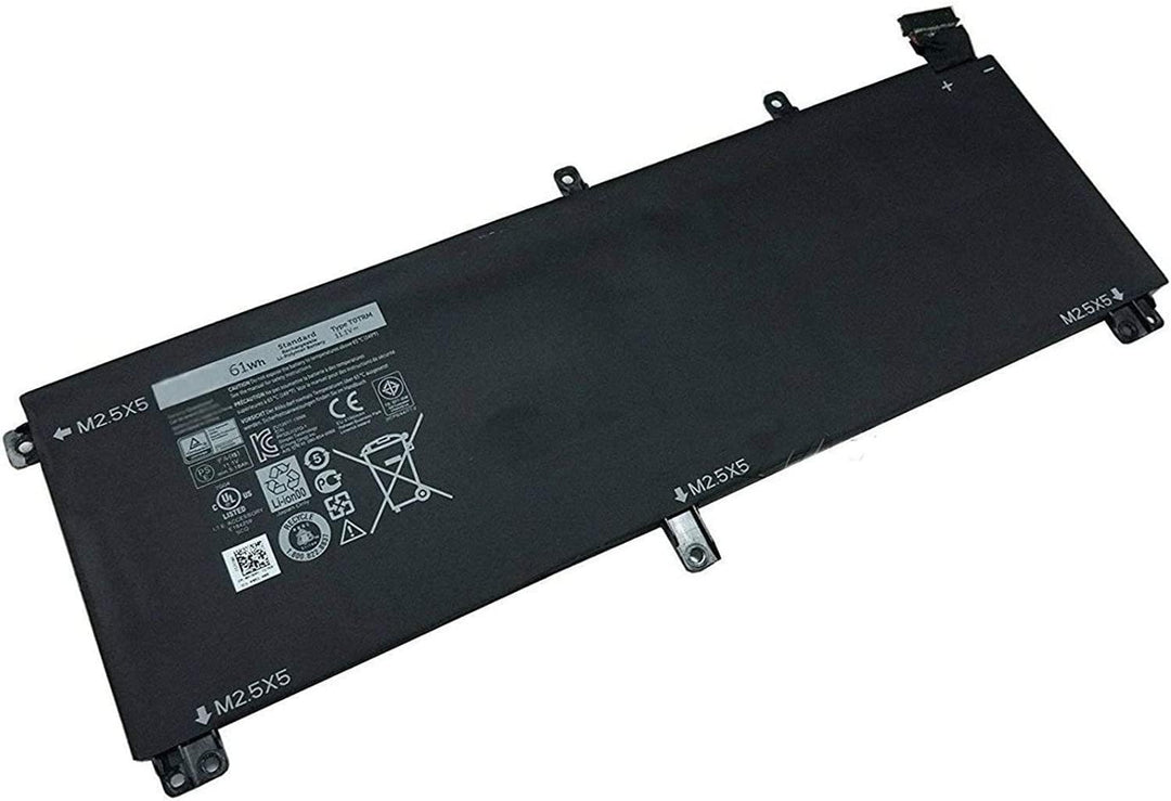 T0TRM Laptop Akku für Dell XPS 15 9530 Precision M3800 H76MV 7D1WJ TOTRM（11.1V 61Wh 6cell）