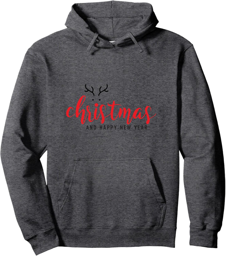 Christmas and a Happy New Year Lustiges Rentier Geschenk Fun Pullover Hoodie