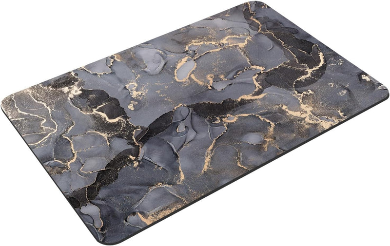 DEXI Badematte rutschfest 43 x 110 cm, Super Absorbierende Badezimmerteppich, schnelltrocknende Badv