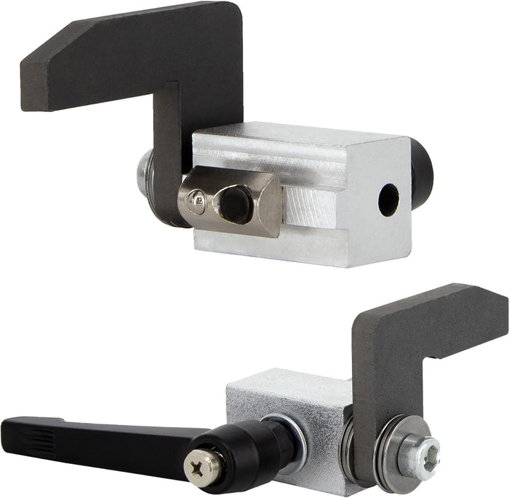 SCHMIDT systemprofile Längenanschlag D 2m Aluminium-Profil Säge-Anschlag Rechts-Links Massband Stahl
