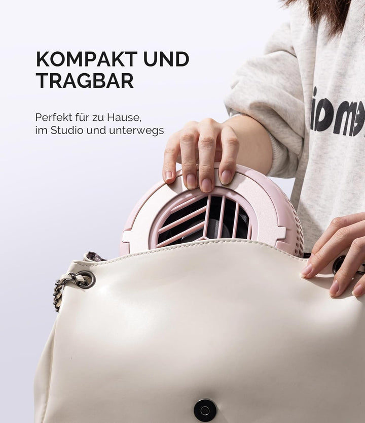 MelodySusie Pocket Nagelstaubsauger HProA, 6000RPM Leistungsstarke Staubabsaugung Nägel für Maniküre