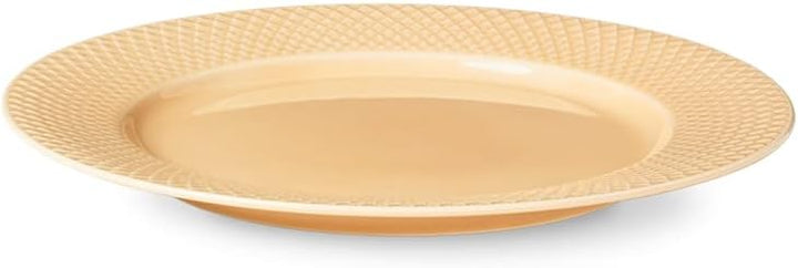 Lyngby Porcelæn Diner-Teller Ø27 cm Rhombe Color Mix & Match aus Porzellan, sand