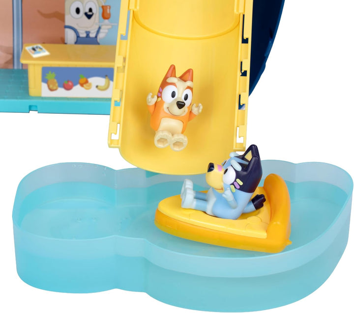 BlueY-Spielset Kreuzfahrtschiff, mit 5 Spielbereichen, Wasserrutsche, Kletterwand, Schnellboot und P