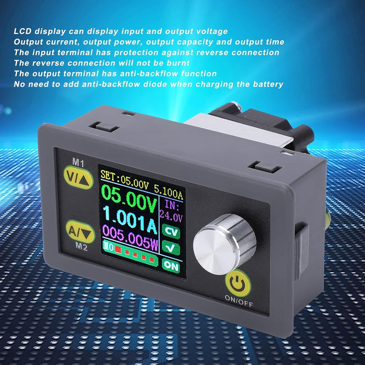 Buck Boost Converter Programmierbares Variables Spannungsmodul Netzteil Converter Farbbildschirm LCD