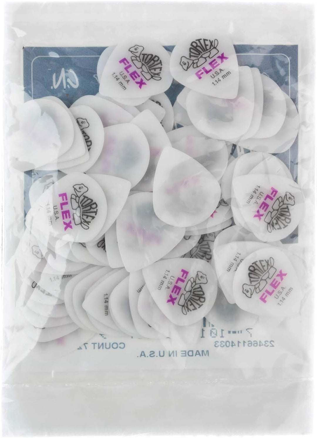 Médiators Jim Dunlop 1,14mm ADU 466R114 Sachet de 72 1,14mm, Sachet de 72 1,14mm