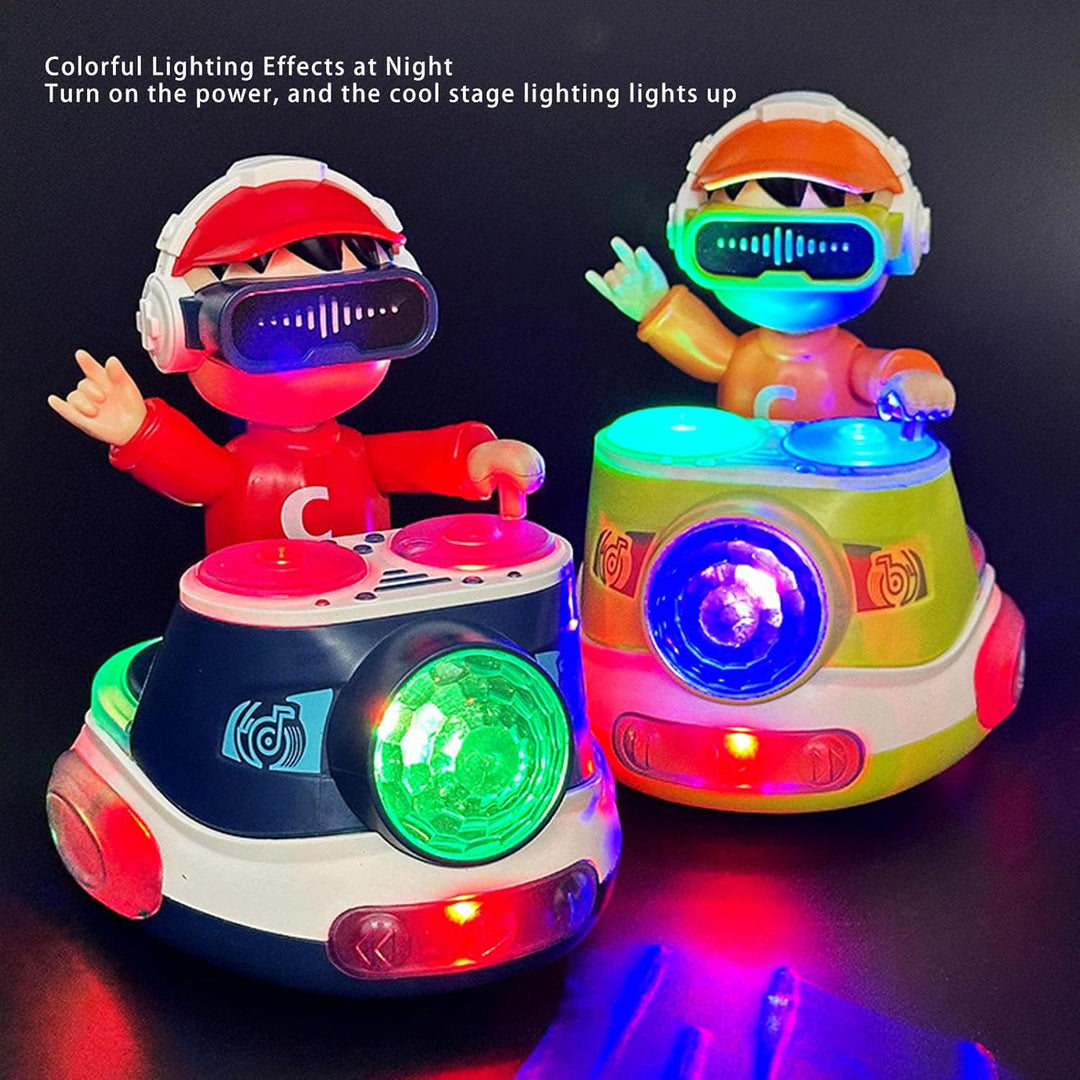 DJ Hüpfendes Beat-Spielzeug, Rock Boy DJ Hüpfen, Automatische Bewegung, Fröhliche Musik, Coole Licht