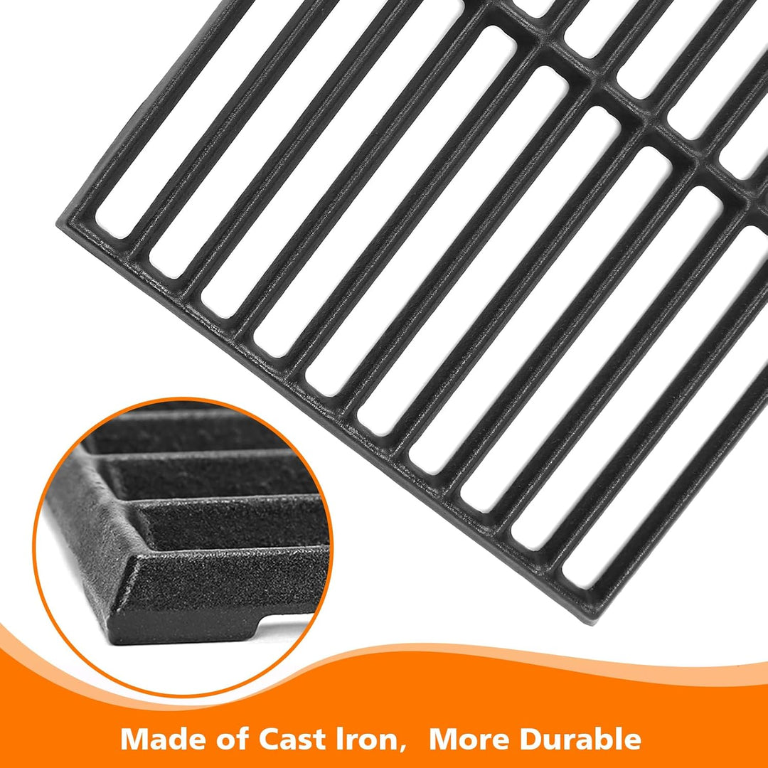 GFTIME Gusseisen Grillrost 43 x 63cm für Enders Boston Pro 3, Enders Monroe Pro 3, Charbroil, Barbec