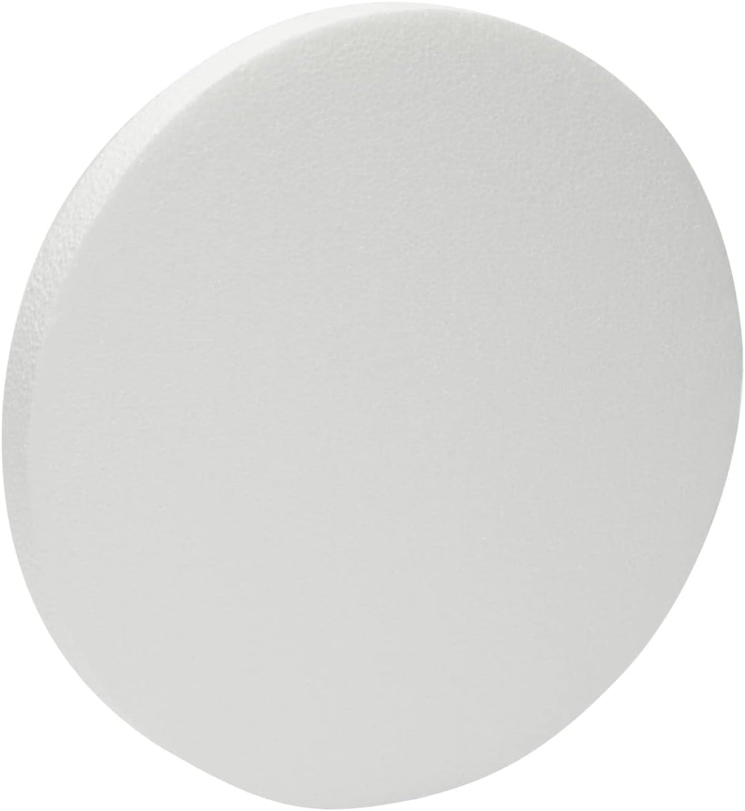 Juvale Styropor-Kreis (Set, 6 Stück) - Bastelzubehör - Ideal für Bastelarbeiten, Modellbau, Wissensc