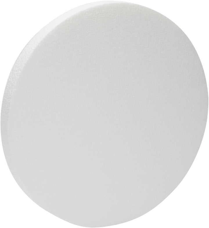 Juvale Styropor-Kreis (Set, 6 Stück) - Bastelzubehör - Ideal für Bastelarbeiten, Modellbau, Wissensc