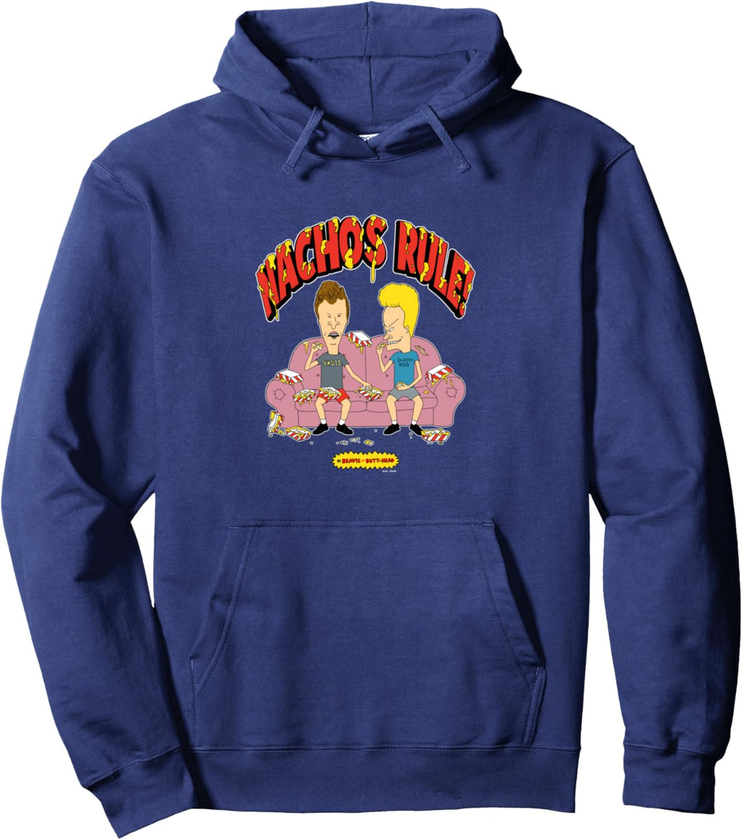 Beavis and Butt-Head Nachos Rule Pullover Hoodie