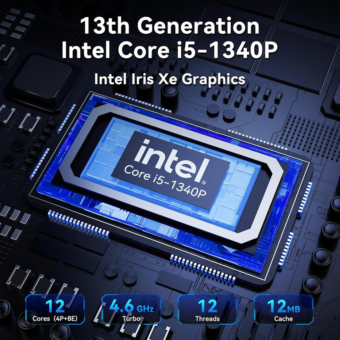 Intel NUC 13 PRO NUC13ANHi5: 13. Gen. CPU, 0 GB RAM/SSD, kein OS, Intel Core i5-1340P Mini-PC, 8K/4K