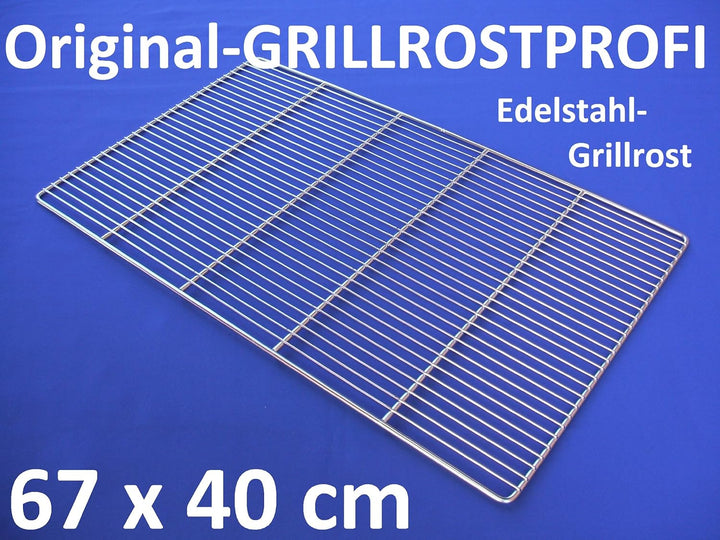 Grillrostprofi Edelstahl-Grillrost 67 x 40 cm
