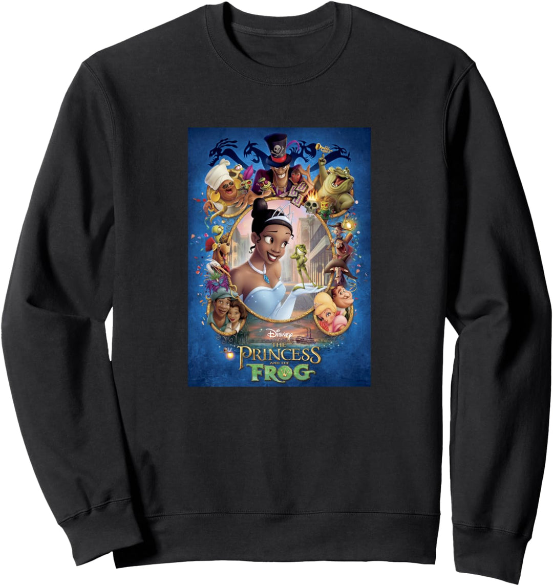 Disney The Princess And The Frog Classic Movie Poster Sweatshirt