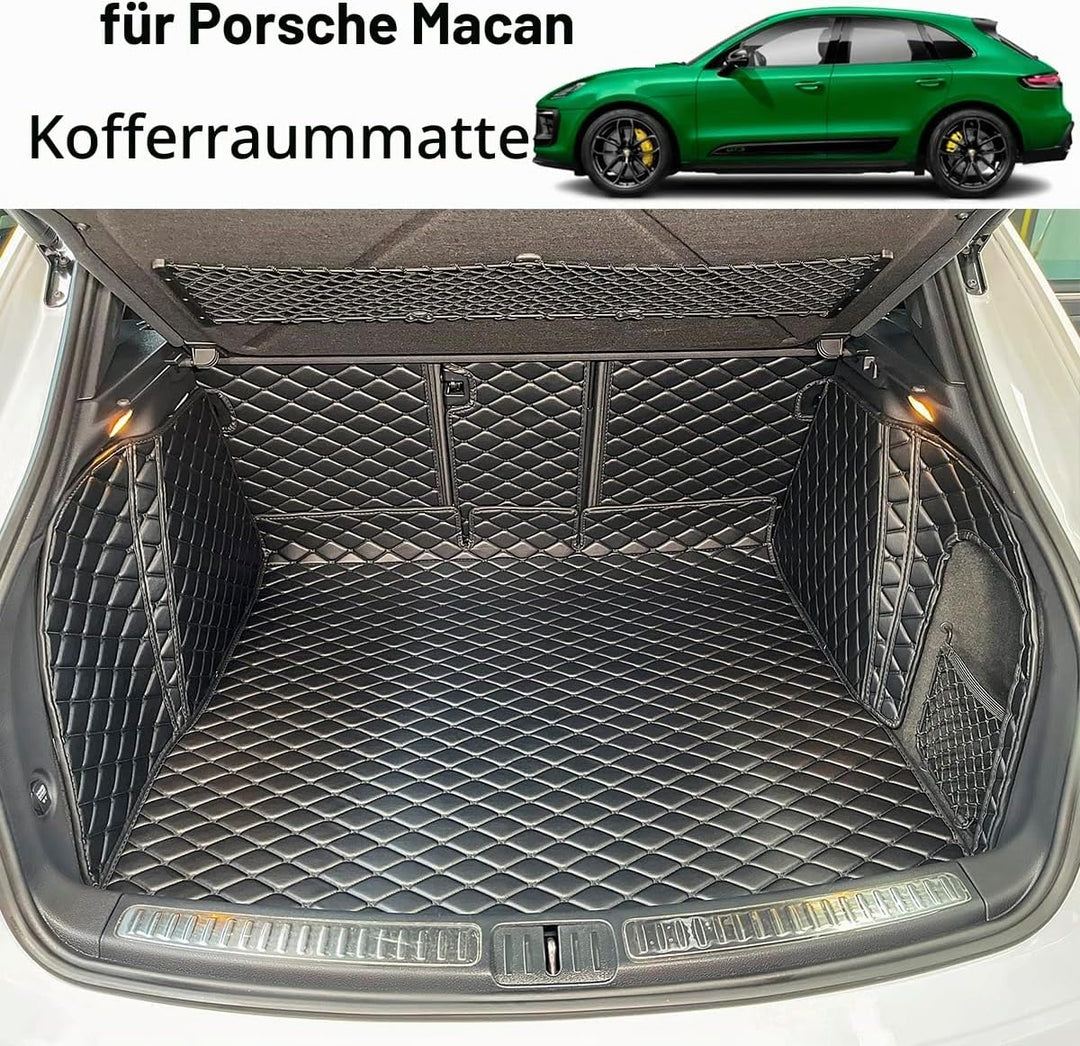 Kofferraumwanne kompatibel mit 2014-2026 Porsche Macan (Benzinmodell) Kofferraummatte Kofferraum sch