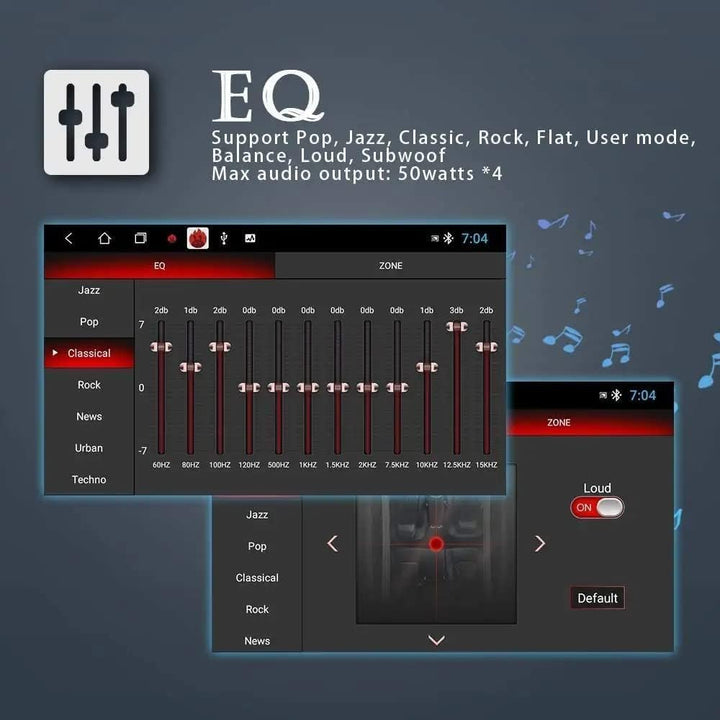Android Autoradio für VW mit Navi Golf Polo Passat Touran, CAMECHO 7 Zoll Touchscreen Autoradio Dopp