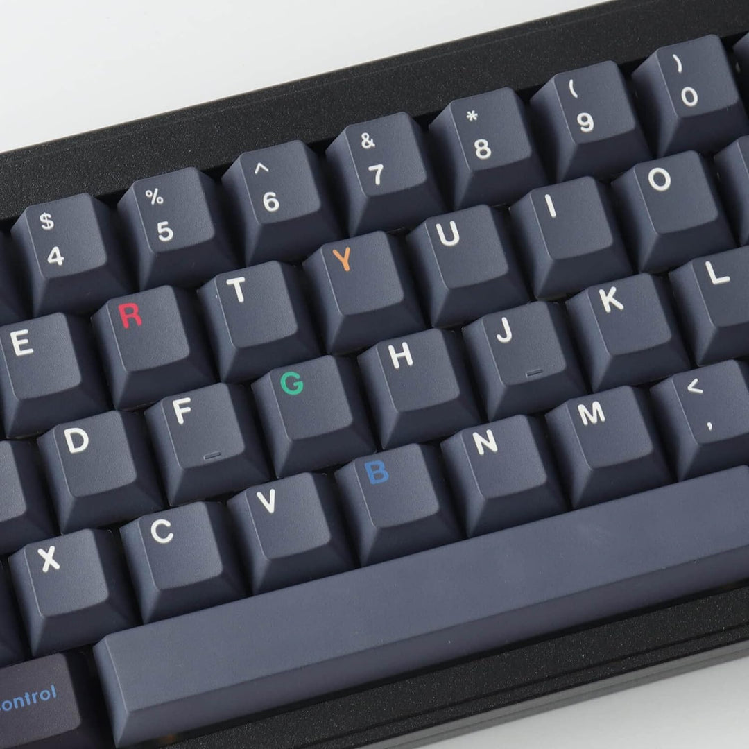 Keycaps PBT Keycaps 134 Tasten Cherry Profil Custom Keycaps mit 7u-Leertaste für ANSI(US) Layout Gat